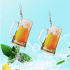 1 Pair Casual Simple Style Beer Steins Arylic Drop Earrings