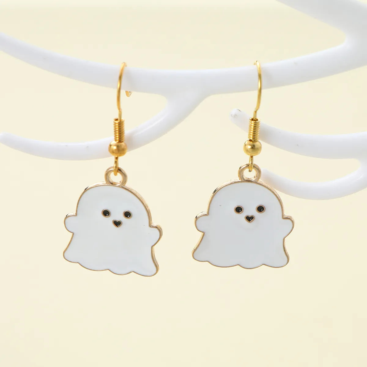 1 Pair Casual Simple Style Ghost Alloy Drop Earrings