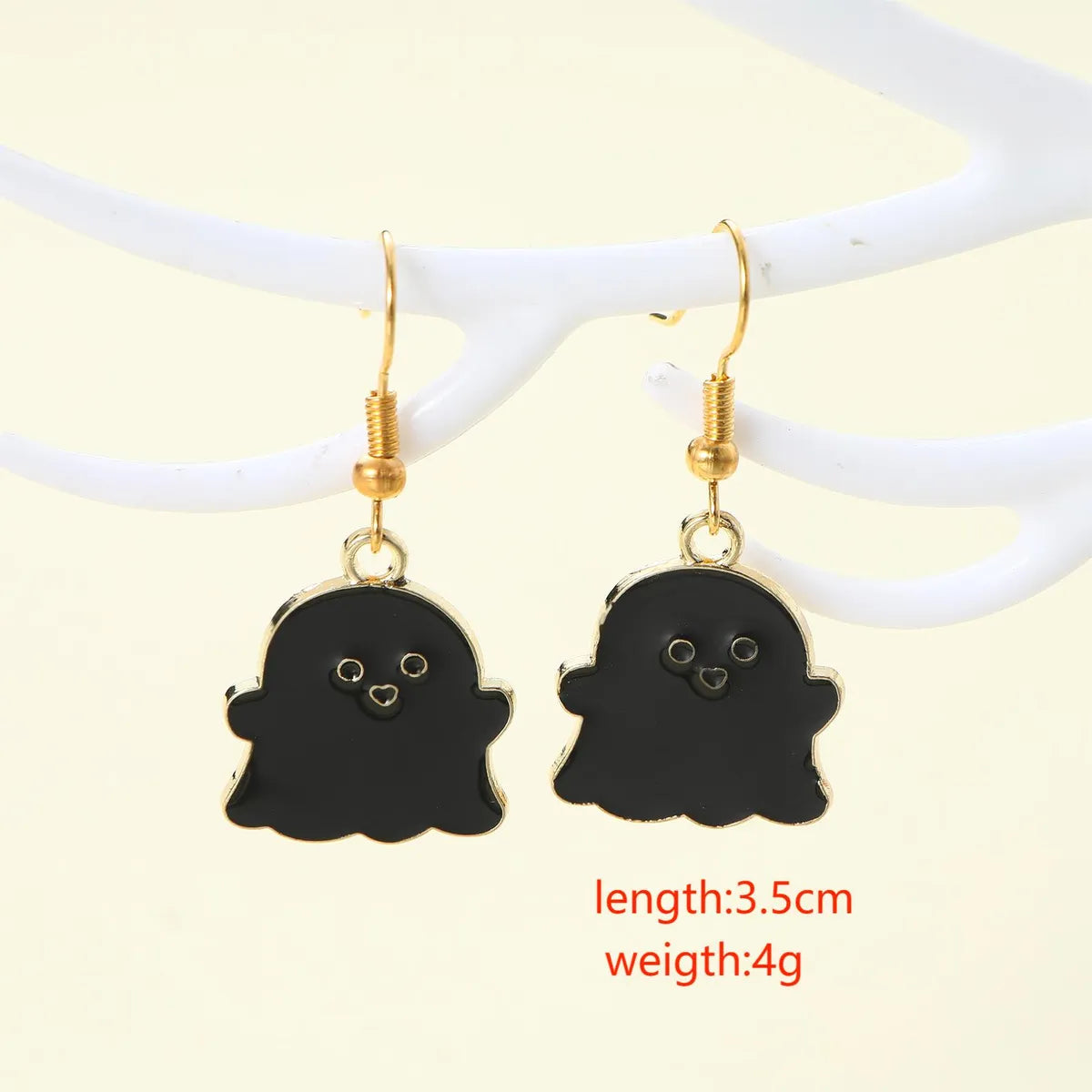 1 Pair Casual Simple Style Ghost Alloy Drop Earrings