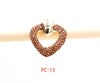 1 Pair Casual Simple Style Heart Shape Inlay Alloy Rhinestones Ear Studs