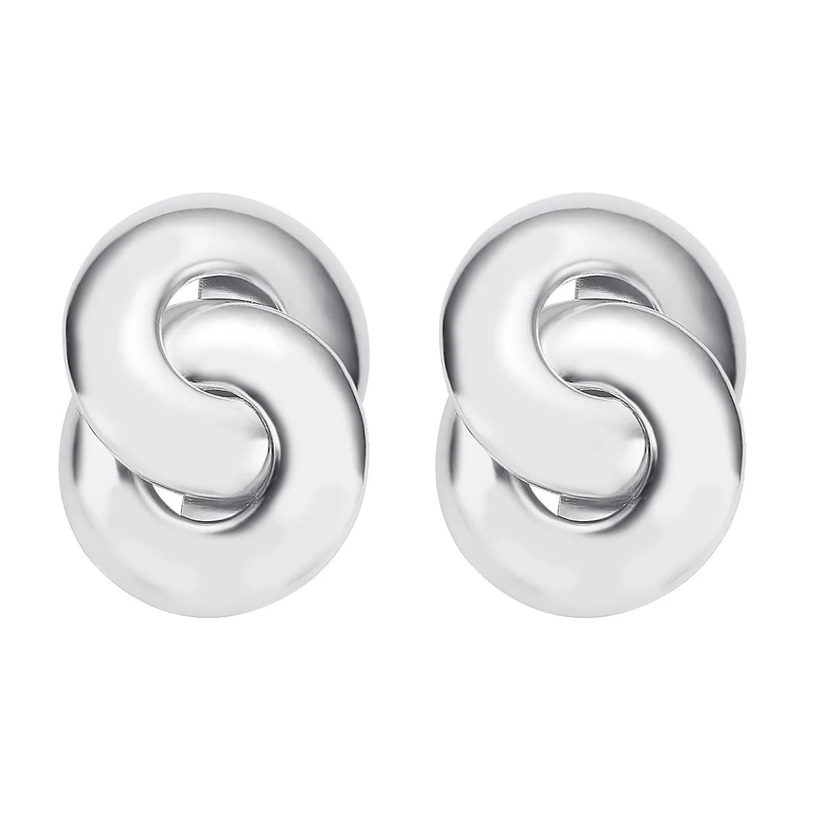 1 Pair Casual Streetwear Geometric Plating Alloy Ear Studs