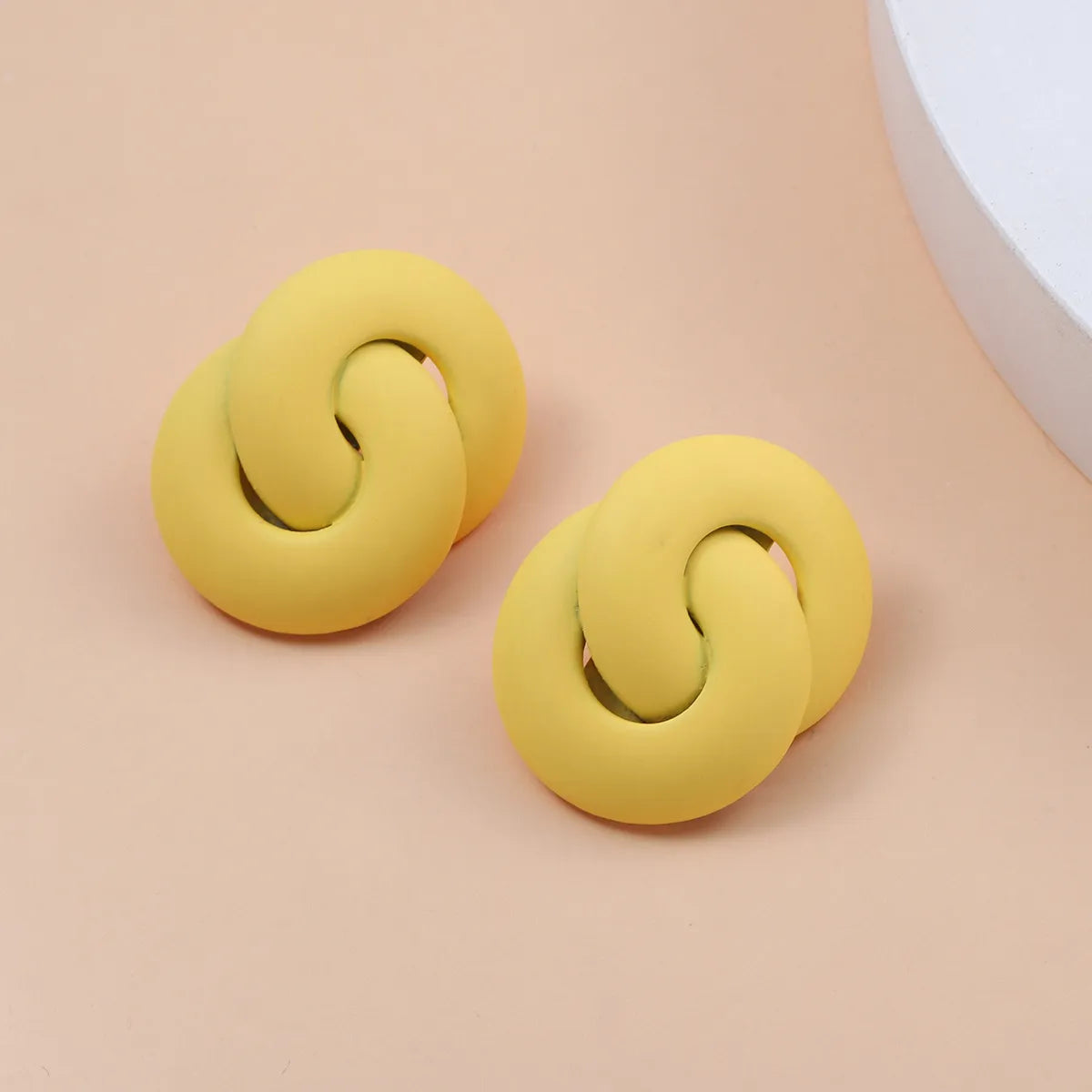 1 Pair Casual Streetwear Geometric Plating Alloy Ear Studs