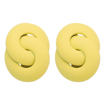 1 Pair Casual Streetwear Geometric Plating Alloy Ear Studs