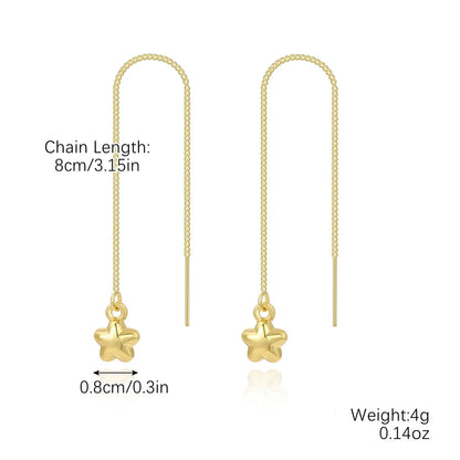 1 Pair Casual Sweet Moon Eye Bird Plating Inlay Alloy Crystal Pearl Zircon Ear Line