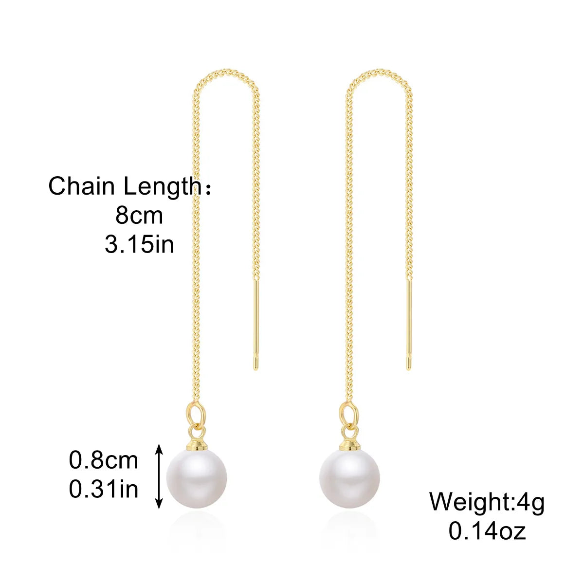 1 Pair Casual Sweet Moon Eye Bird Plating Inlay Alloy Crystal Pearl Zircon Ear Line