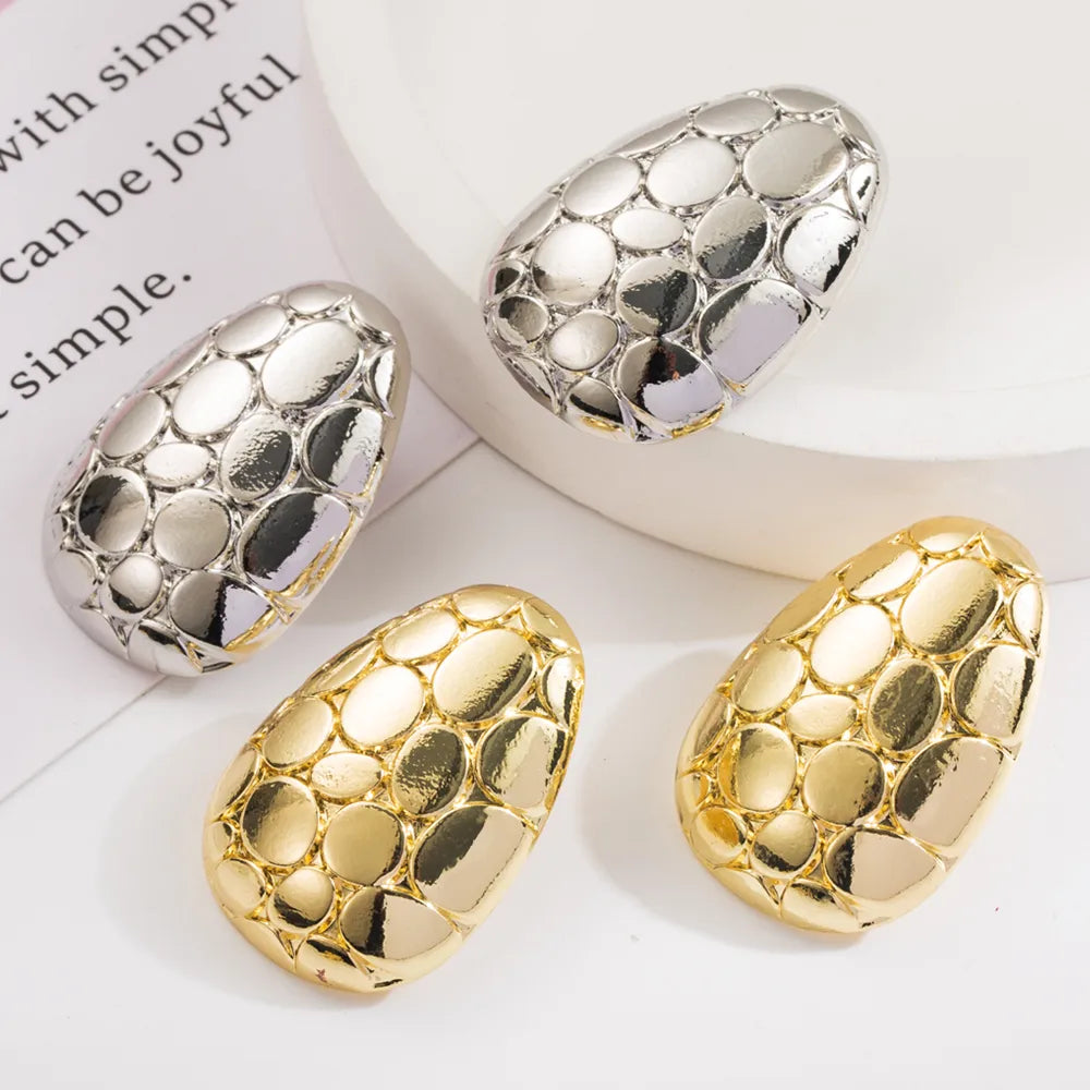 1 Pair Casual Vacation Classic Style Oval Wings Alloy Gold Plated Silver Plated Ear Studs