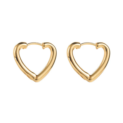 1 Pair Casual Vacation Classic Style Solid Color Plating Alloy 14K Gold Plated Earrings