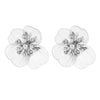 1 Pair Casual Vacation Flower Plating Alloy Gold Plated Silver Plated Ear Studs