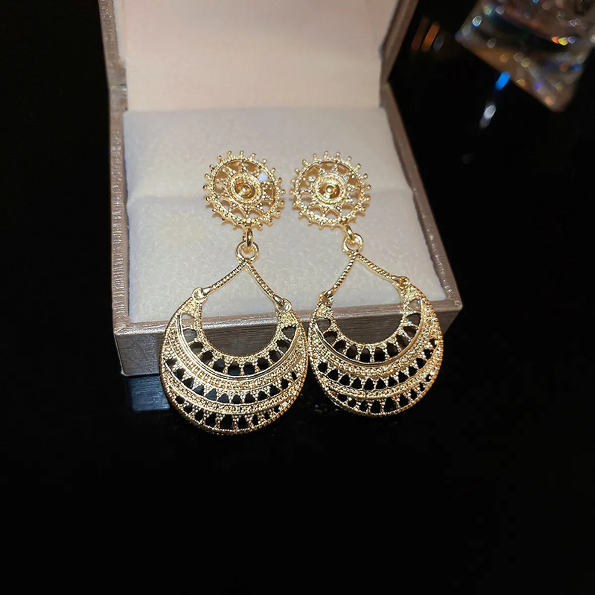 1 Pair Casual Vacation Geometric Alloy Drop Earrings