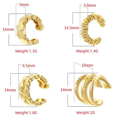 1 Pair Casual Vintage Style Simple Style Rhombus Gear Plating Inlay Copper Zircon 18K Gold Plated Ear Studs