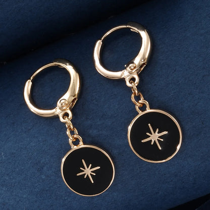 1 Pair Casual Xuping Simple Style Geometric Plating Copper Alloy 18k Gold Plated Drop Earrings