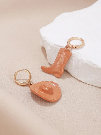 1 Pair Classic Style Cartoon Plastic Drop Earrings