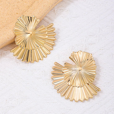 1 Pair Classic Style Commute Flower Alloy Ear Studs