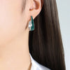 1 Pair Classic Style Commute U Shape Enamel Plating Titanium Steel 18K Gold Plated Earrings