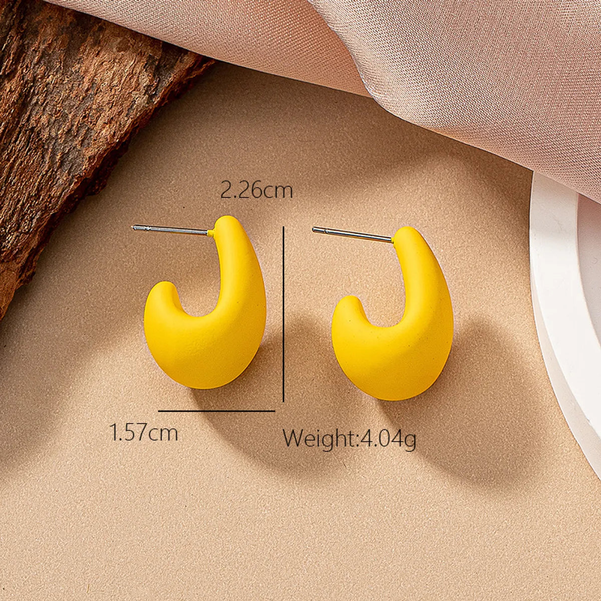 1 Pair Classic Style Commute Water Droplets Plating Alloy Ferroalloy 14k Gold Plated Silver Plated Ear Studs