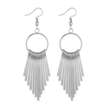 1 Pair Classic Style Geometric Alloy Drop Earrings