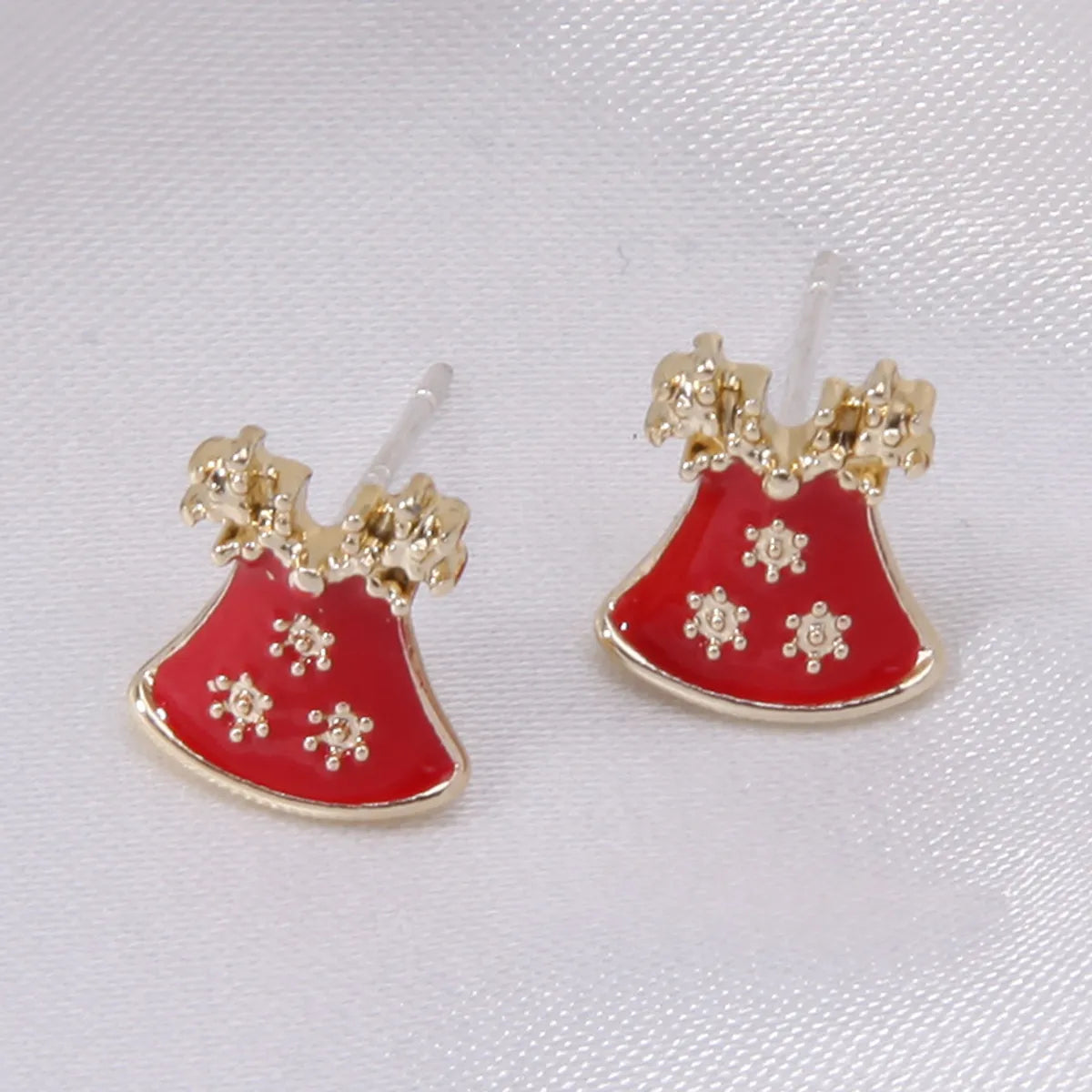 1 Pair Classic Style Geometric Santa Claus Snowflake Alloy Drop Earrings Ear Studs