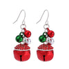 1 Pair Classic Style Geometric Santa Claus Snowflake Alloy Drop Earrings Ear Studs