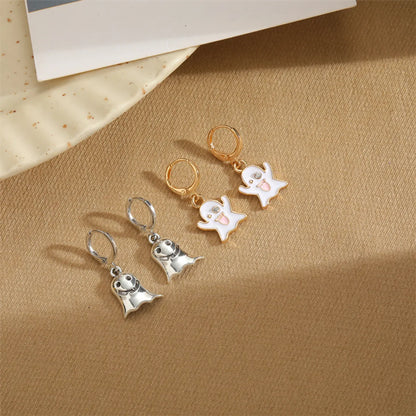 1 Pair Commute Cartoon Plating Alloy Gold Plated Drop Earrings