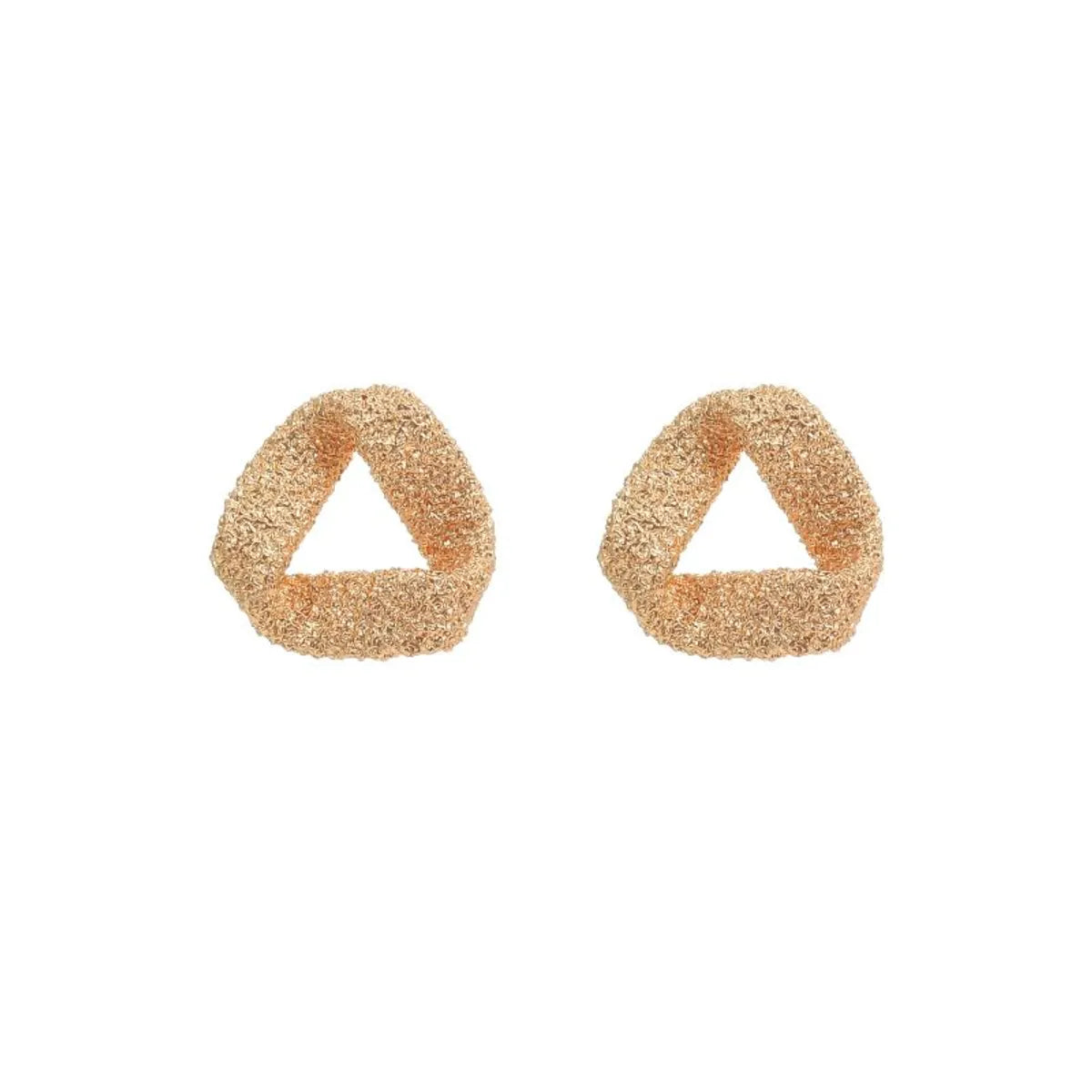 1 Pair Commute Geometric Plating Copper 18k Gold Plated White Gold Plated Ear Studs