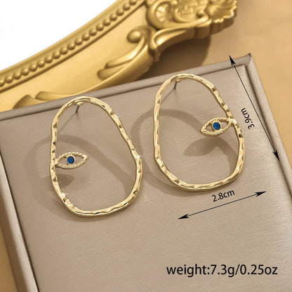 1 Pair Cute Artistic Solid Color Alloy Zinc Drop Earrings