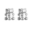 1 Pair Cute Bear Plating Copper 18k Gold Plated Ear Studs