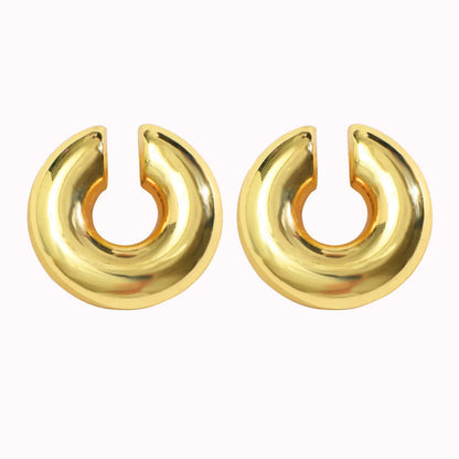 1 Pair Cute C Shape Alloy Ear Cuffs