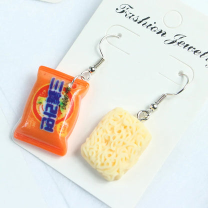 1 Pair Cute Cartoon Resin Drop Earrings