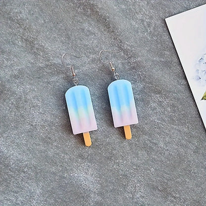 1 Pair Cute Cartoon Resin Drop Earrings