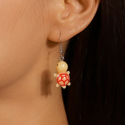 1 Pair Cute Cartoon Zinc Alloy Drop Earrings