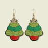 1 Pair Cute Christmas Tree Elk Arylic Drop Earrings