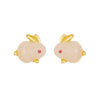 1 Pair Cute Classic Style Rabbit Resin Drop Earrings