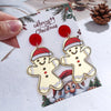 1 Pair Cute Classic Style Santa Claus Gingerbread Arylic Drop Earrings