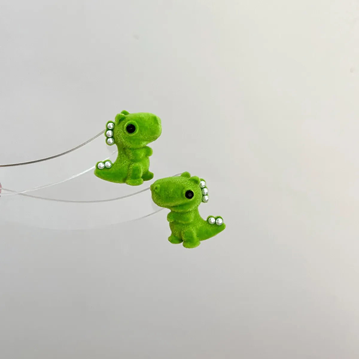 1 Pair Cute Dinosaur Plating Alloy Ear Cuffs Ear Studs