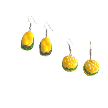 1 Pair Cute Food Resin Drop Earrings