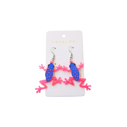 1 Pair Cute Frog Arylic Ear Hook