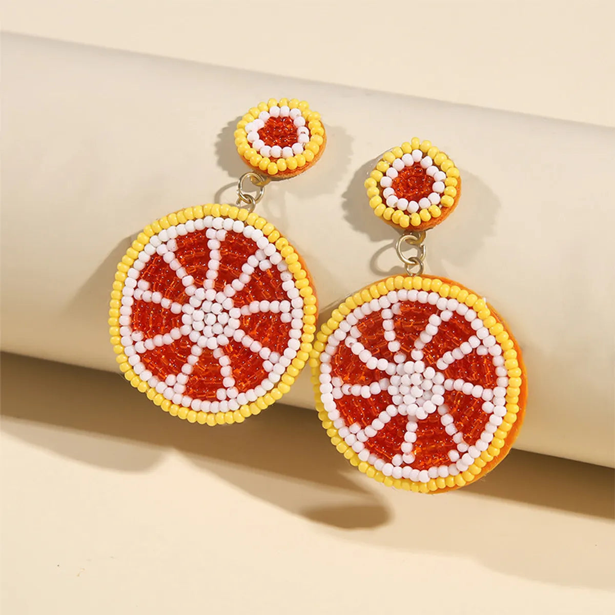 1 Pair Cute Fruit Arylic Drop Earrings