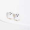 1 Pair Cute Funny Pumpkin Bat Skull Alloy Drop Earrings