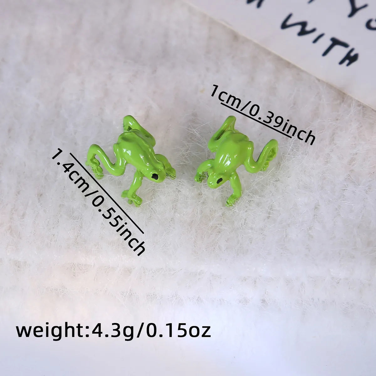 1 Pair Cute IG Style Frog Zinc Alloy Ear Cuffs