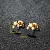 1 Pair Cute Japanese Style Cross Heart Shape Butterfly Hollow Out 304 Stainless Steel 18K Gold Plated Ear Studs