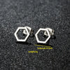 1 Pair Cute Japanese Style Cross Heart Shape Butterfly Hollow Out 304 Stainless Steel 18K Gold Plated Ear Studs