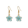 1 Pair Cute Lady Sweet Daisy Plating Copper Drop Earrings