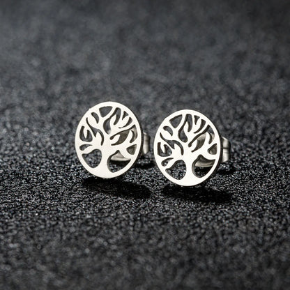 1 Pair Cute Simple Style Animal Notes Polishing 304 Stainless Steel 18K Gold Plated Ear Studs