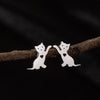 1 Pair Cute Simple Style Dog Polishing 304 Stainless Steel 18K Gold Plated Ear Studs