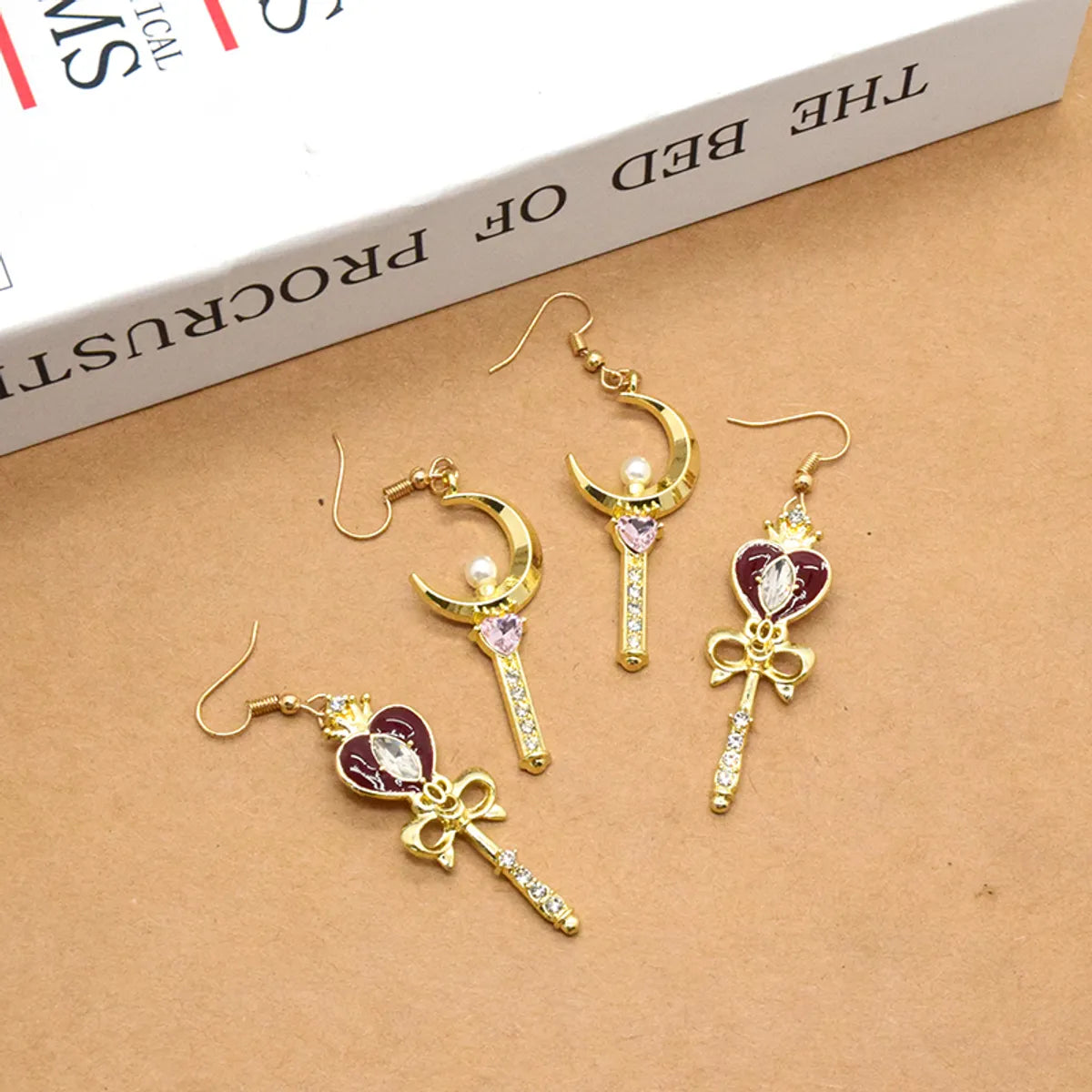 1 Pair Cute Simple Style Heart Shape Inlay Alloy Zircon Drop Earrings