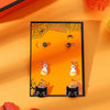 1 Pair Cute Simple Style Pumpkin Plating Alloy Drop Earrings