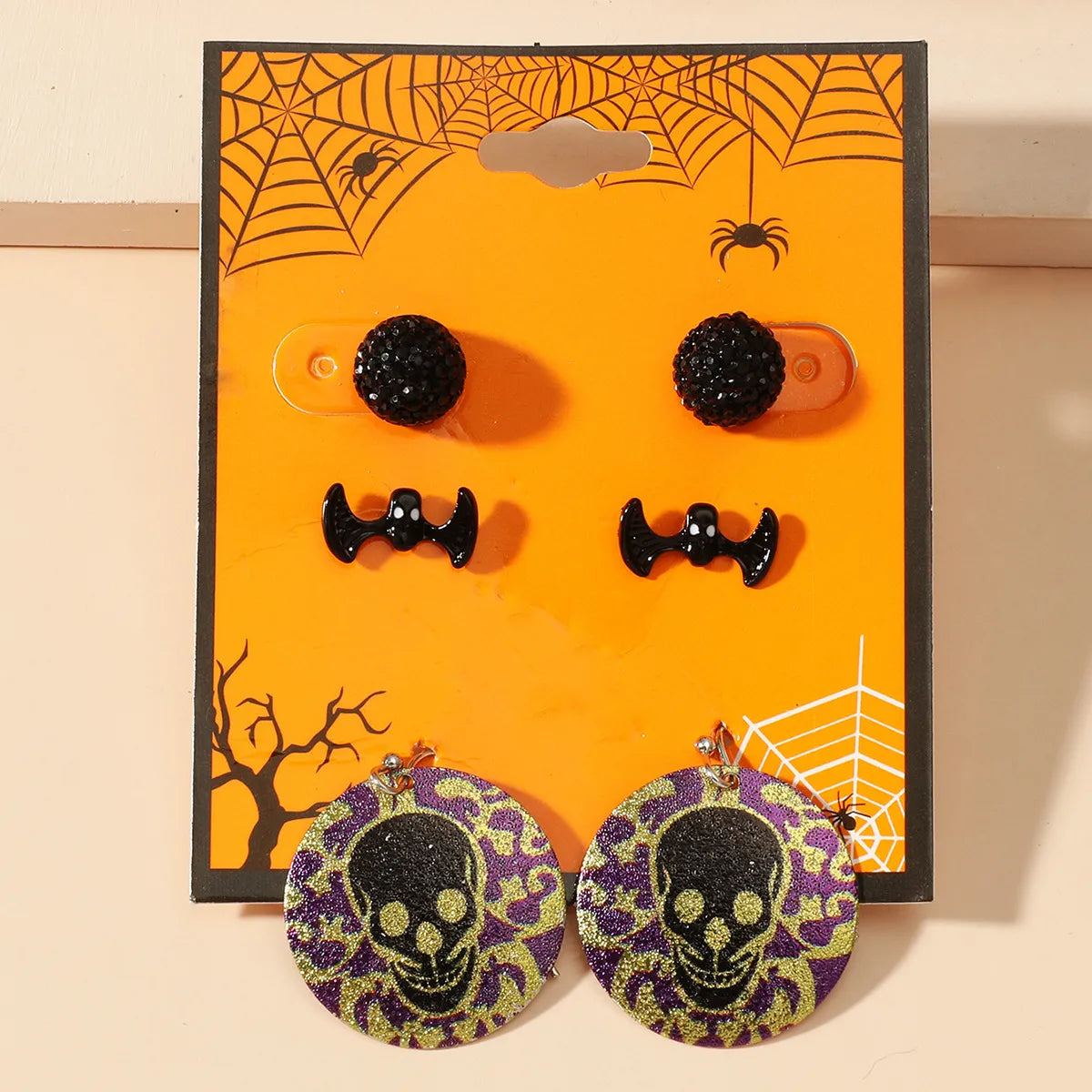 1 Pair Cute Simple Style Pumpkin Plating Alloy Drop Earrings