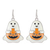 1 Pair Cute Simple Style Pumpkin Plating Alloy Drop Earrings