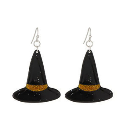 1 Pair Cute Simple Style Pumpkin Plating Alloy Drop Earrings