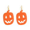 1 Pair Cute Simple Style Pumpkin Plating Alloy Drop Earrings